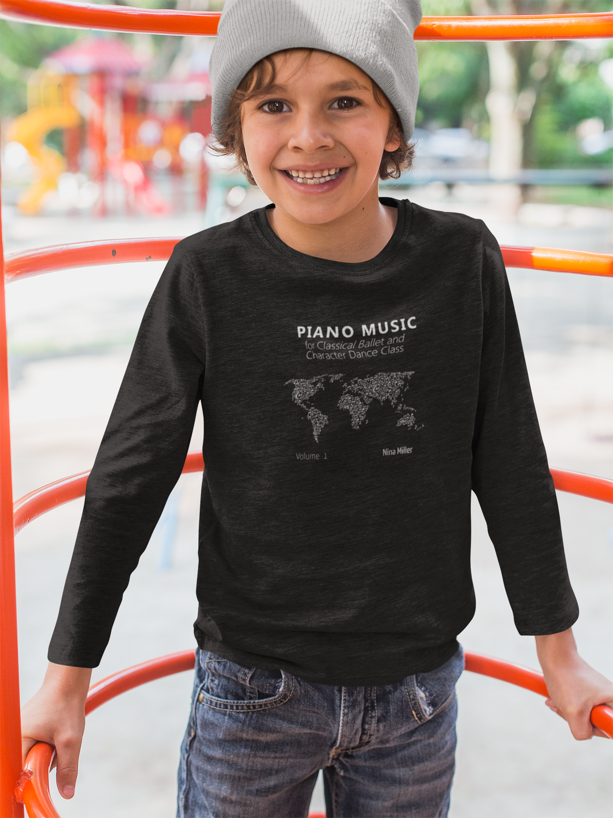 Piano Music for Character Dance Class - Youth Long Sleeve Competitor Tee