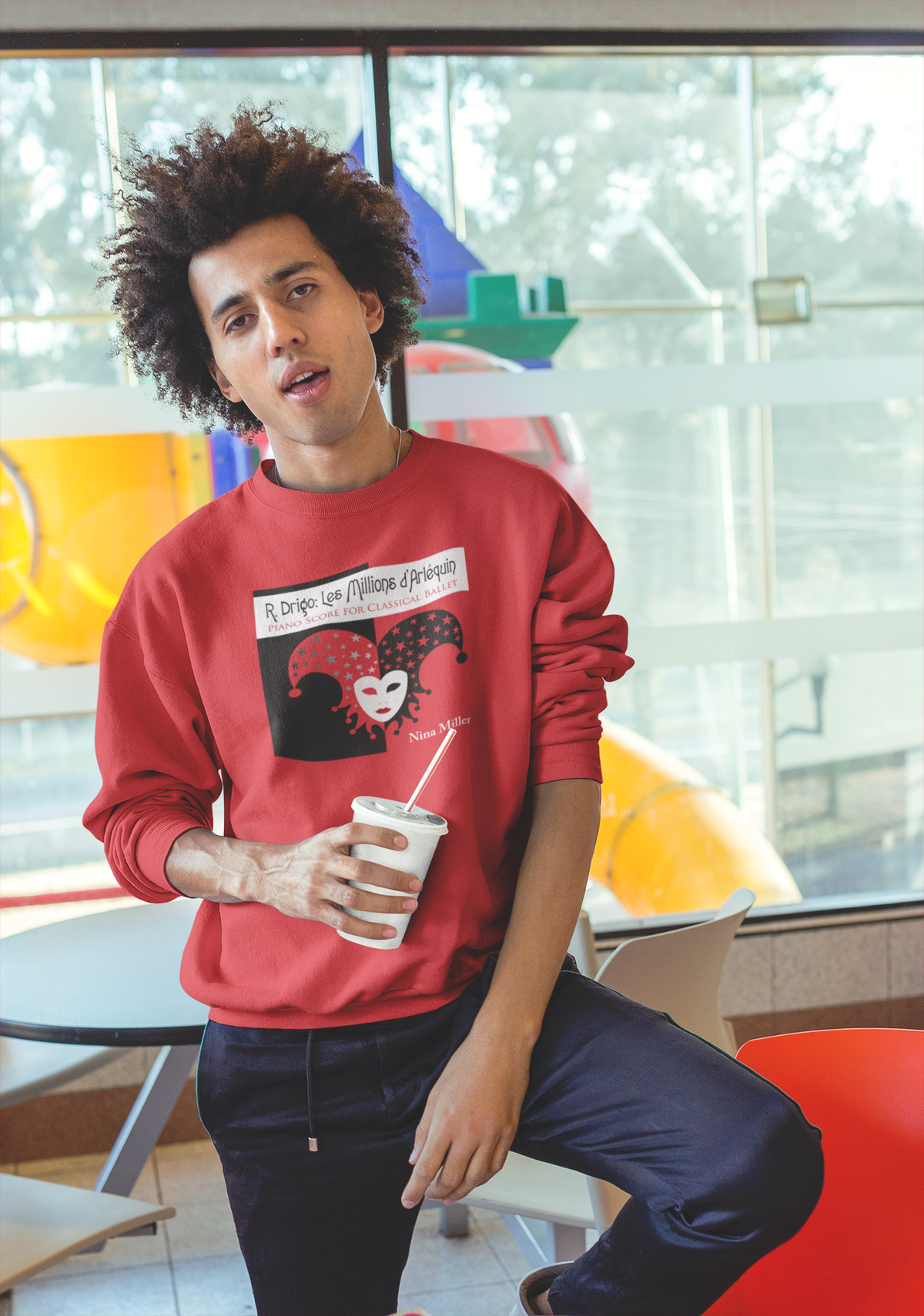 Les Millions d'Arlequin (Red) - Unisex Heavy Blend™ Crewneck Sweatshirt